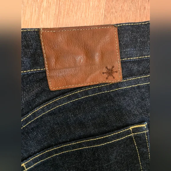 Hoyle Jackson selvedge denim jeans 31 Made in USA Button Fly
